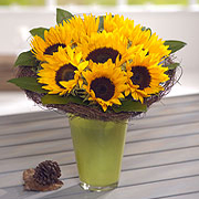 Rustic Sunset Vase