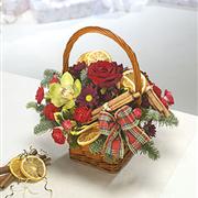Happy Christmas Petit Basket