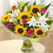 Sunflower Mix Hand Tie
